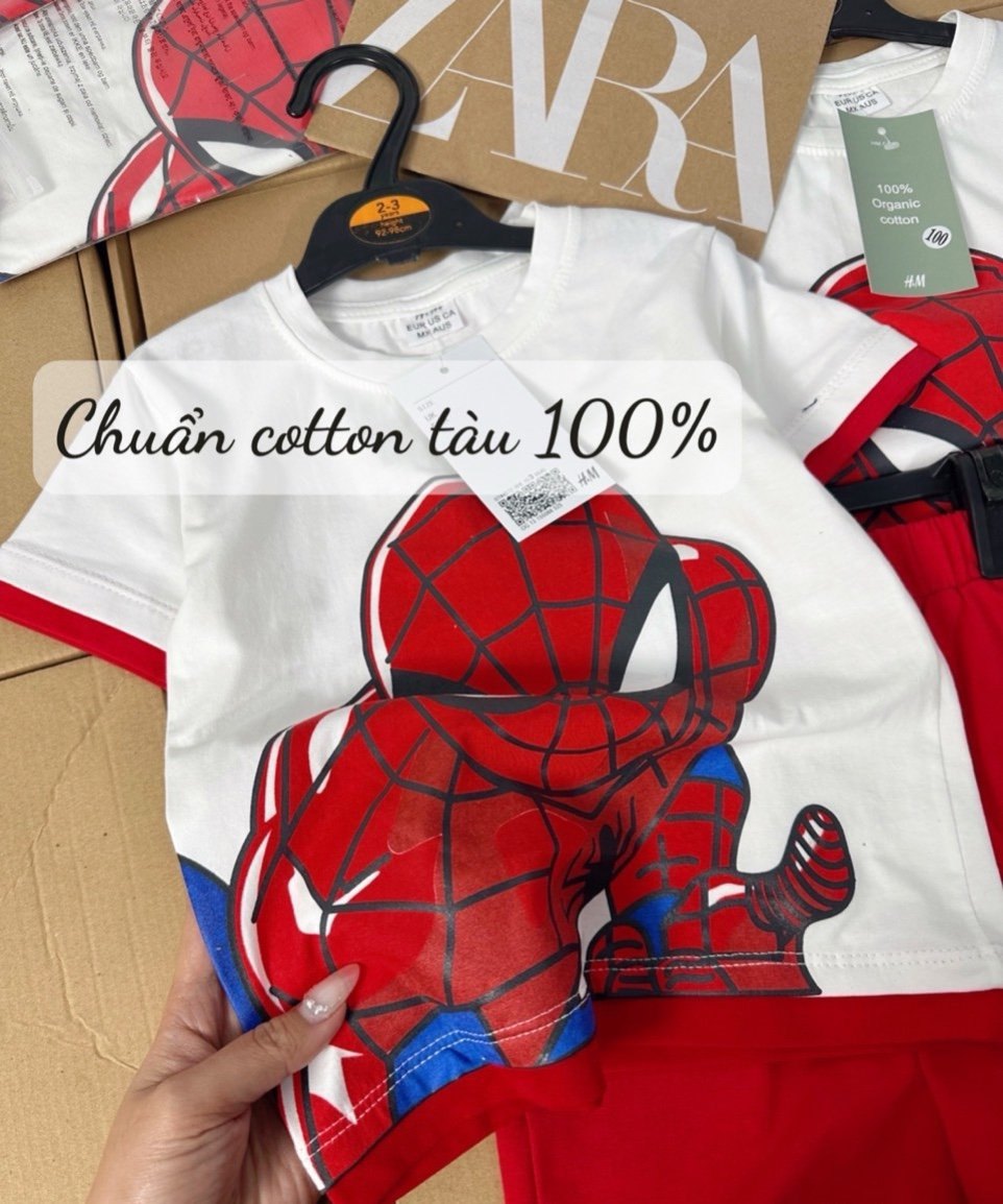 24HAVN01.153 - BỘ SIÊU NHÂN NHỆN MARVAL BÉ TRAI