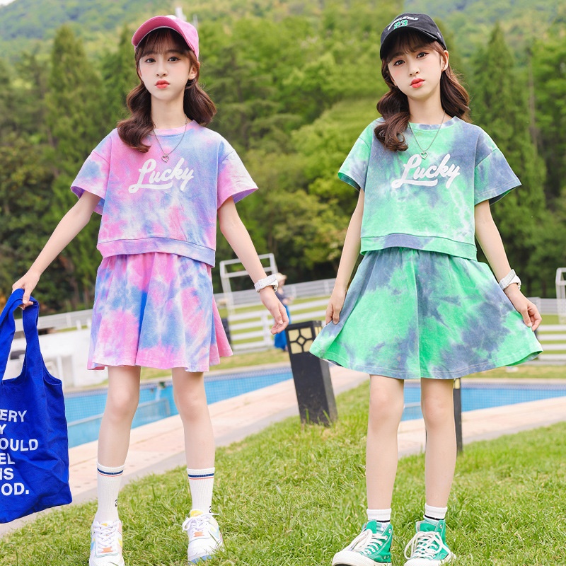 24HH163.11 - SET VÁY LOANG CÁ TÍNH SIZE ĐẠI BÉ GÁI