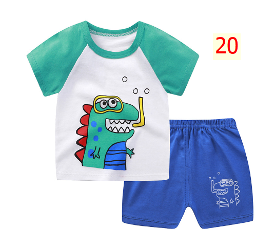 24HA173.03 - BỘ COTTON MẶC NHÀ CHO BÉ