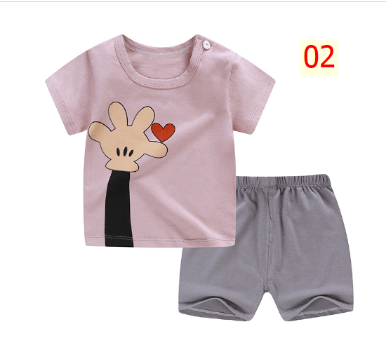 24HA173.03 - BỘ COTTON MẶC NHÀ CHO BÉ