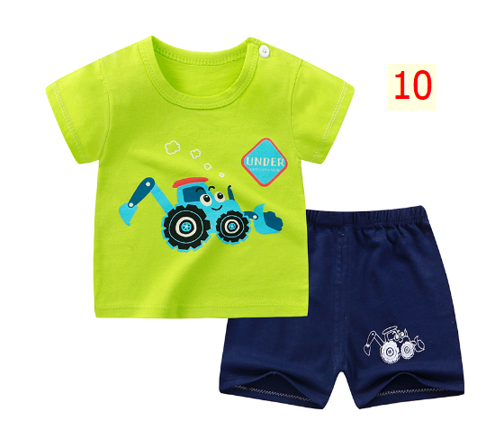 24HA173.03 - BỘ COTTON MẶC NHÀ CHO BÉ