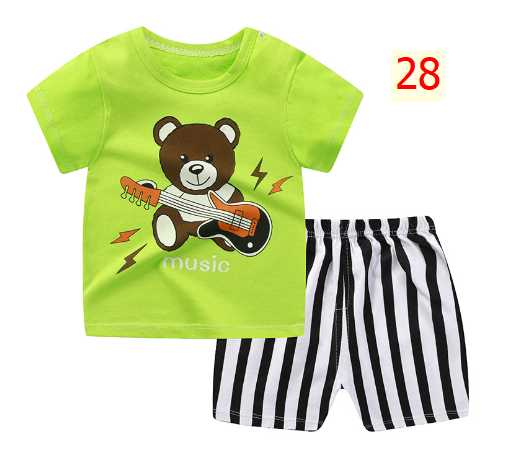 24HA173.03 - BỘ COTTON MẶC NHÀ CHO BÉ