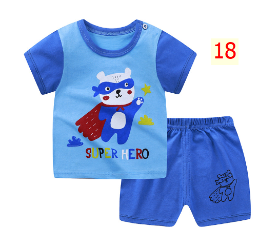 24HA173.03 - BỘ COTTON MẶC NHÀ CHO BÉ