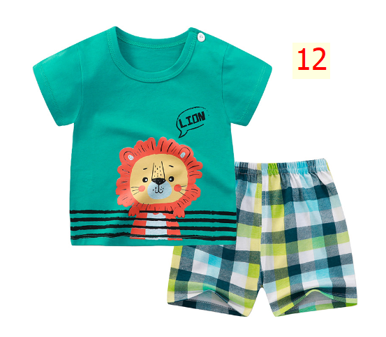 24HA173.03 - BỘ COTTON MẶC NHÀ CHO BÉ