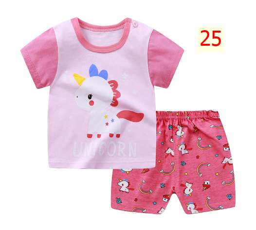 24HA173.03 - BỘ COTTON MẶC NHÀ CHO BÉ