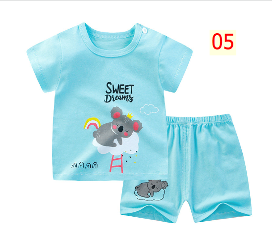 24HA173.03 - BỘ COTTON MẶC NHÀ CHO BÉ