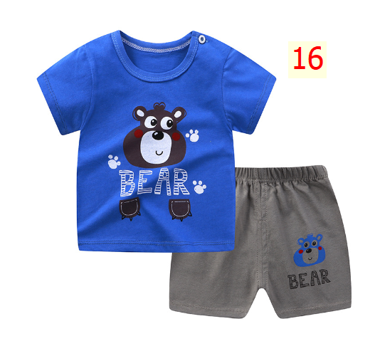 24HA173.03 - BỘ COTTON MẶC NHÀ CHO BÉ
