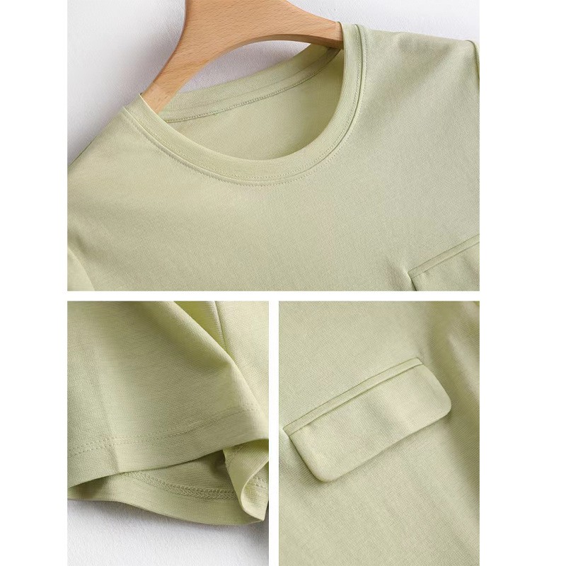 24HH183.04 - ÁO PHÔNG CỔ TRÒN TENCEL