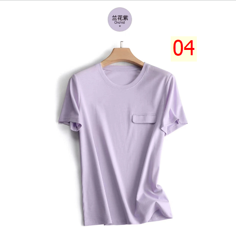 24HH183.04 - ÁO PHÔNG CỔ TRÒN TENCEL