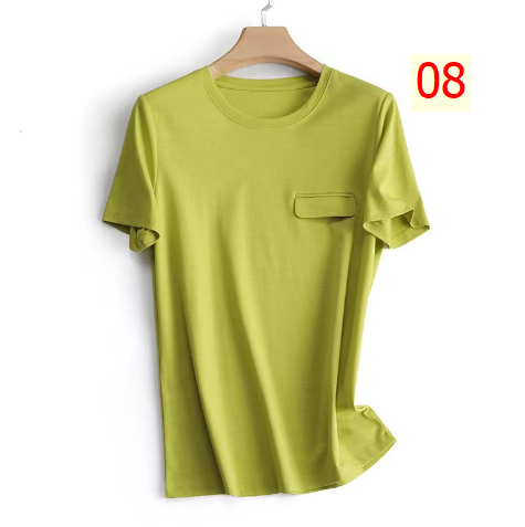 24HH183.04 - ÁO PHÔNG CỔ TRÒN TENCEL