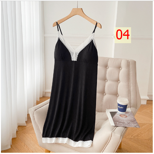 24HH183.03 - VÁY 2 DÂY KÈM ĐỆM NGỰC