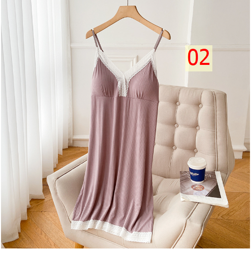 24HH183.03 - VÁY 2 DÂY KÈM ĐỆM NGỰC