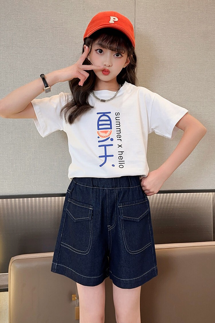 24HH193.12- QUẦN SHORT JEAN LỬNG BÉ GÁI SZ ĐẠI