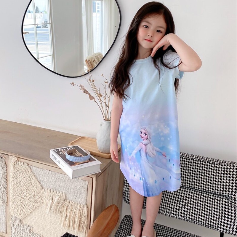 24HH193.09 -🌈VÁY ELSA CHO BÉ