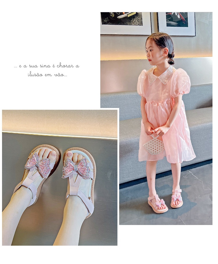 24HA213.07 - SANDAL NƠ BƯỚM