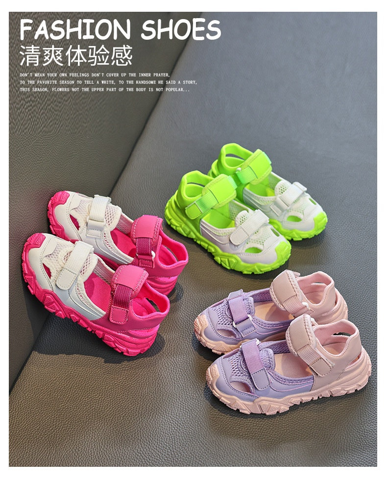 24HA213.06 - SANDAL PHỐI MÀU CHO BÉ
