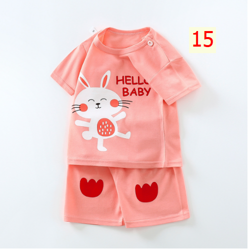 24HA213.10 - SET 2 BỘ COTTON MẶC NHÀ CHO BÉ