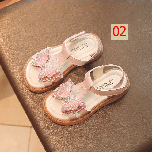 24HA213.07 - SANDAL NƠ BƯỚM