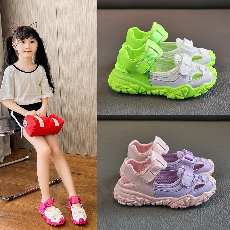 24HA213.06 - SANDAL PHỐI MÀU CHO BÉ
