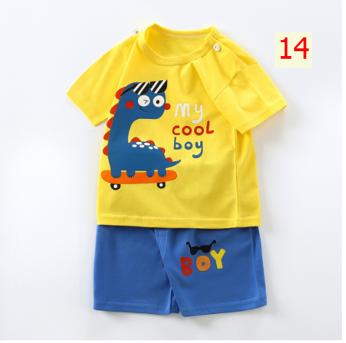 24HA213.10 - SET 2 BỘ COTTON MẶC NHÀ CHO BÉ