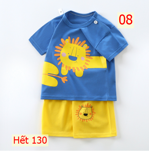 24HA213.10 - SET 2 BỘ COTTON MẶC NHÀ CHO BÉ