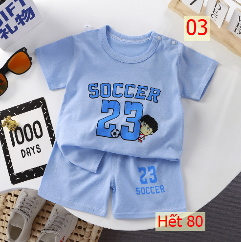 24HA213.10 - SET 2 BỘ COTTON MẶC NHÀ CHO BÉ