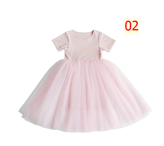 24HA223.02 - VÁY CỘC TAY PHỐI VOAN