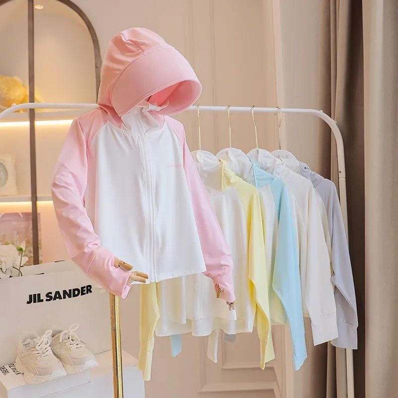 24HA85.15 - ÁO CHỐNG NẮNG LỤA BĂNG SIZE ĐẠI MẸ CON