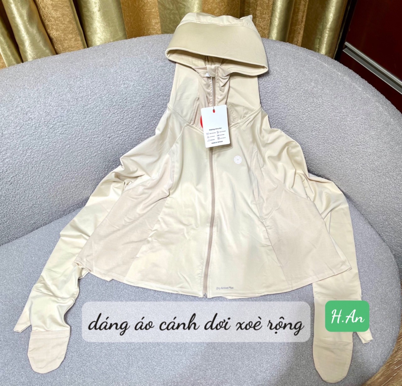 24HAVN06.223 - ÁO CHỐNG NẮNG MORRIS CÁNH DƠI