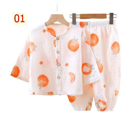 24HA233.08 - BỘ DÀI TAY ĐIỀU HOÀ XÔ MUSLIN