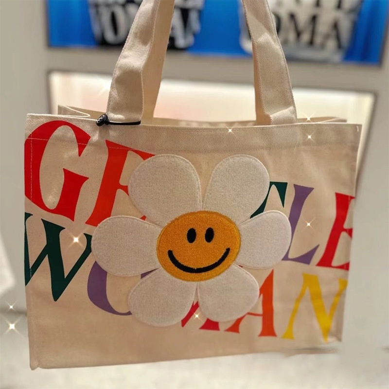 24HA233.13 - TÚI TOTE HOA CUTE