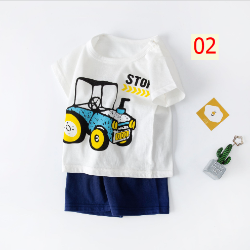 24HA233.06 - SET 2 BỘ COTTON CỘC TAY MẶC NHÀ
