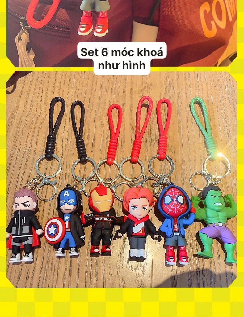 24HA233.10 - SET 6 MÓC KHOÁ