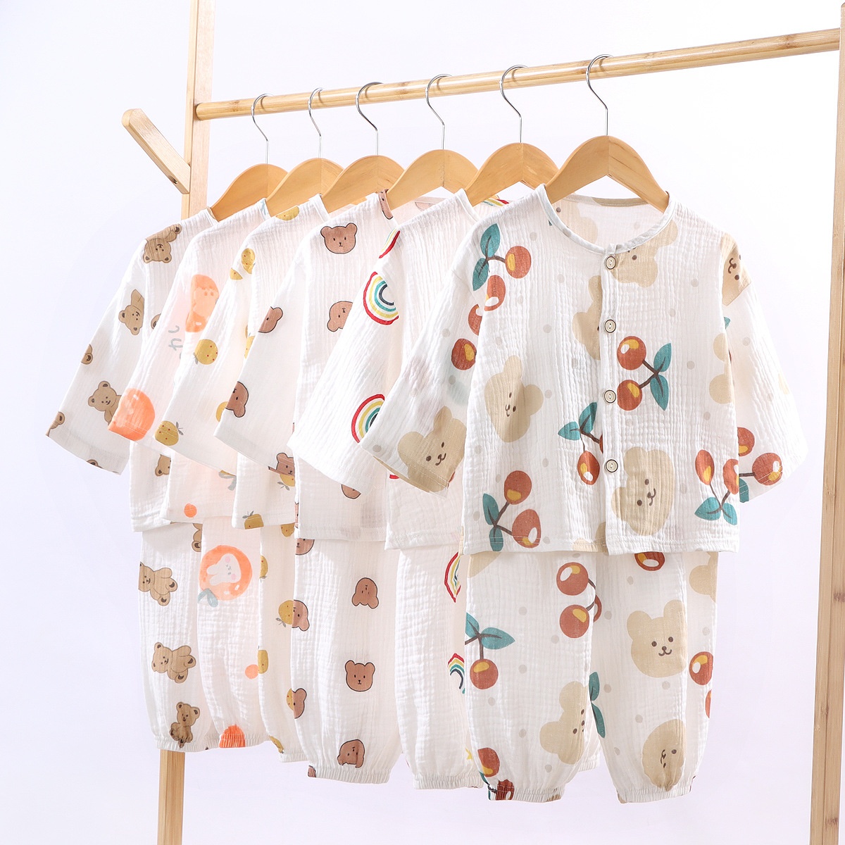 24HA148.20 - BỘ MẶC NHÀ CHẤT XÔ MUSLIN
