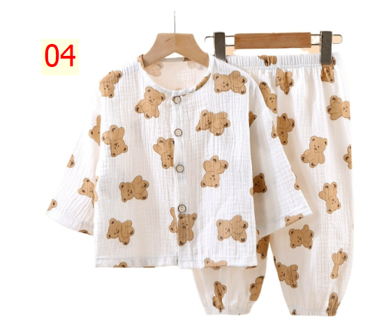 24HA233.08 - BỘ DÀI TAY ĐIỀU HOÀ XÔ MUSLIN