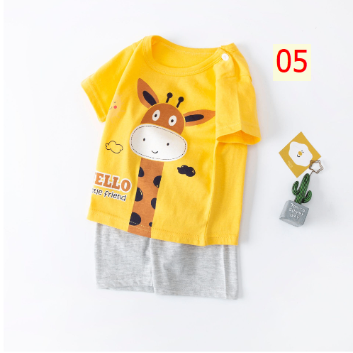 24HA233.06 - SET 2 BỘ COTTON CỘC TAY MẶC NHÀ
