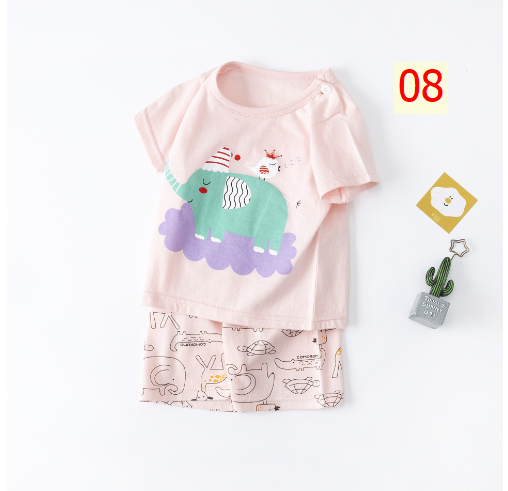 24HA233.06 - SET 2 BỘ COTTON CỘC TAY MẶC NHÀ