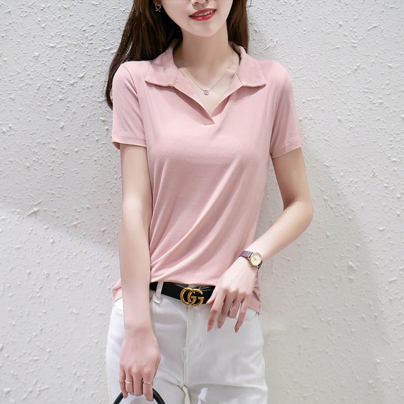 24HH233.02 - 🌈 ÁO CỘC POLO NỮ