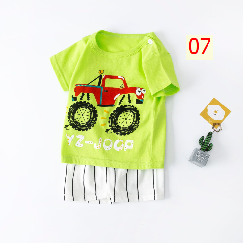 24HA233.06 - SET 2 BỘ COTTON CỘC TAY MẶC NHÀ