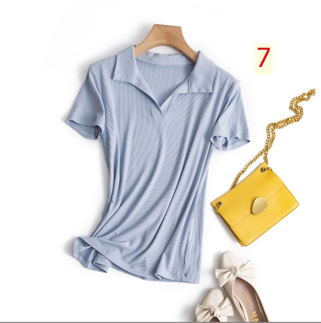 24HH233.02 - 🌈 ÁO CỘC POLO NỮ