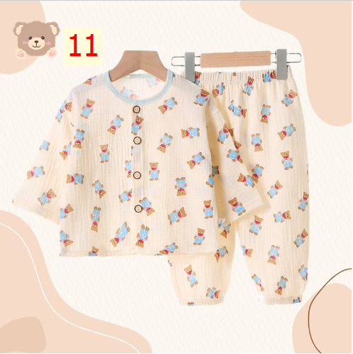 24HA233.08 - BỘ DÀI TAY ĐIỀU HOÀ XÔ MUSLIN