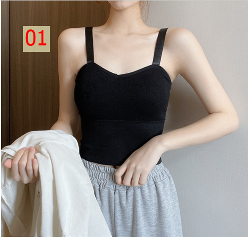 24HA243.03 - ÁO 2 DÂY CÓ ĐỆM NGỰC