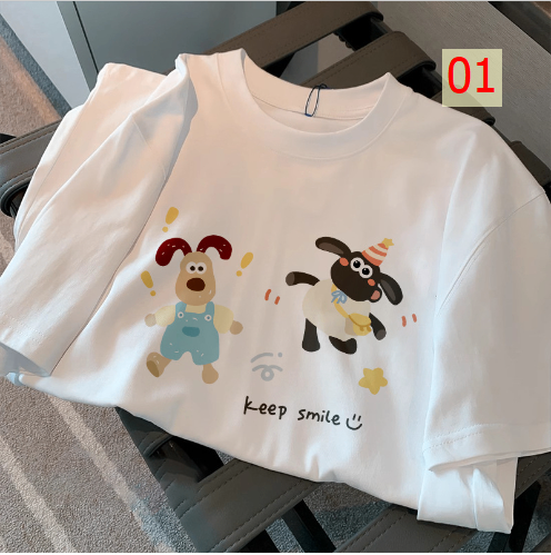 24HA253.09 - ÁO PHÔNG COTTON NỮ