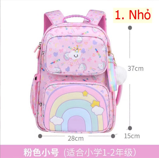 24HH253.07 - BALO SIÊU NHẸ CẦU VỒNG BÉ GÁI