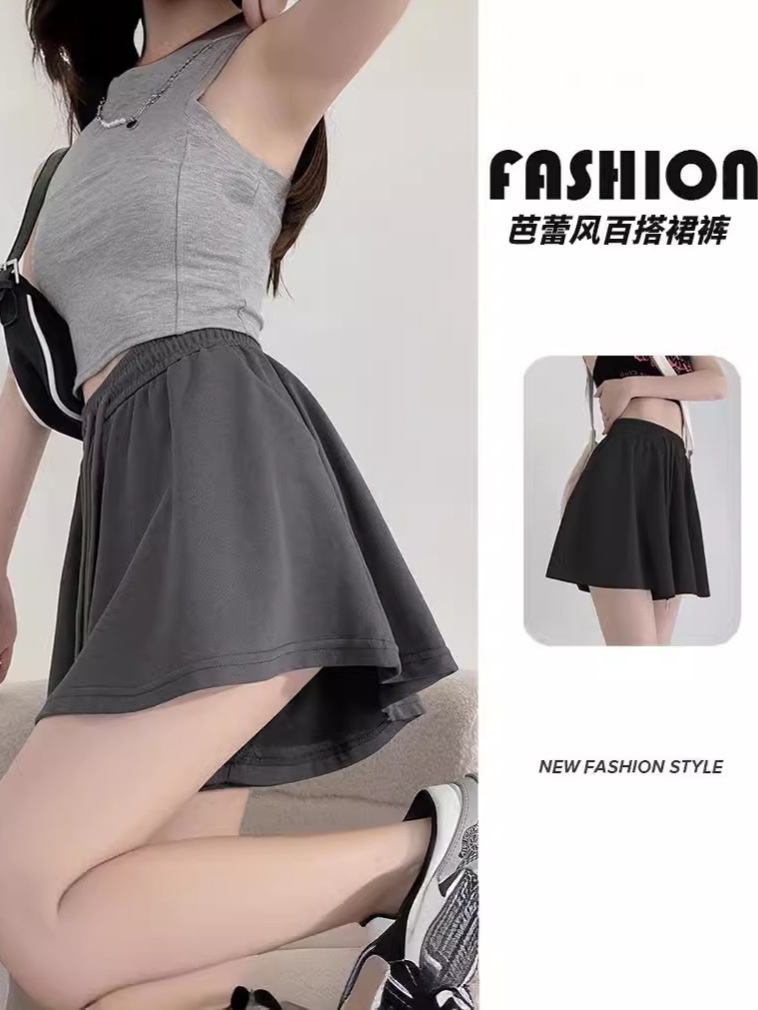24HA253.02 - QUẦN SHORT ỐNG RỘNG NỮ