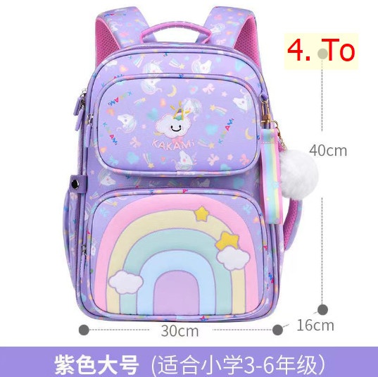 24HH253.07 - BALO SIÊU NHẸ CẦU VỒNG BÉ GÁI