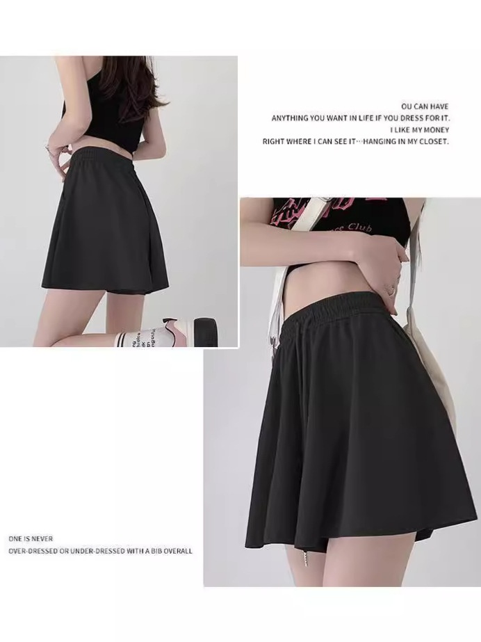 24HA253.02 - QUẦN SHORT ỐNG RỘNG NỮ