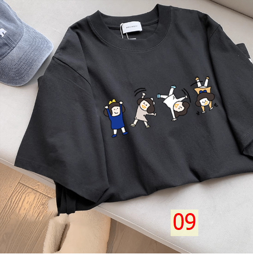 24HA253.09 - ÁO PHÔNG COTTON NỮ