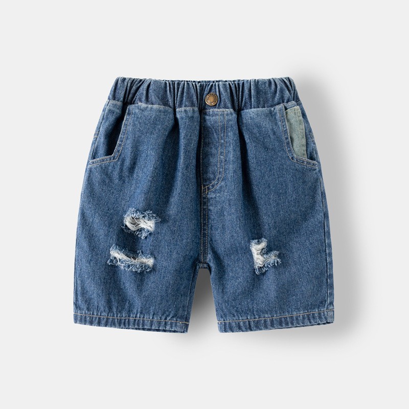 24HH263.09- QUẦN SHORT RÁCH BÉ TRAI - WAPPY