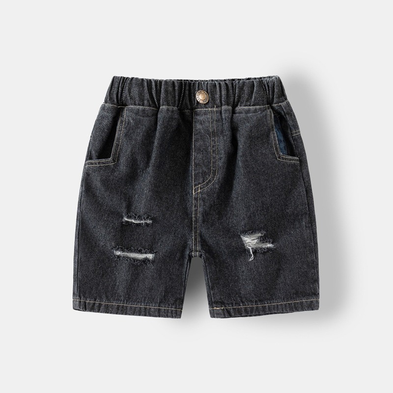 24HH263.09- QUẦN SHORT RÁCH BÉ TRAI - WAPPY
